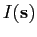$ I(\textbf{s})$