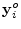 ${\mathbf y}^o_i$
