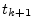 $t_{k+1}$
