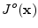 $\displaystyle J^o({\mathbf x})$