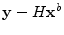 ${\mathbf y}-H{\mathbf x}^b$