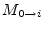 $M_{0 \to i}$