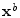 ${\mathbf x}^b$